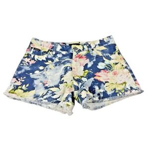 Polo Ralph Lauren Juniors 100% Cotton Frayed Hem Floral Print Shorts – Size‎ 16
